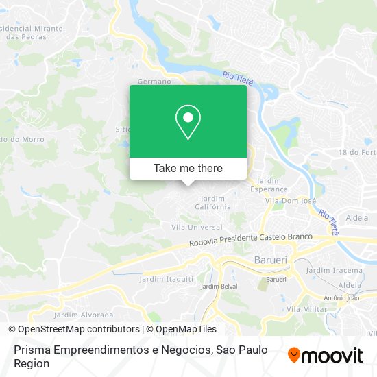 Prisma Empreendimentos e Negocios map