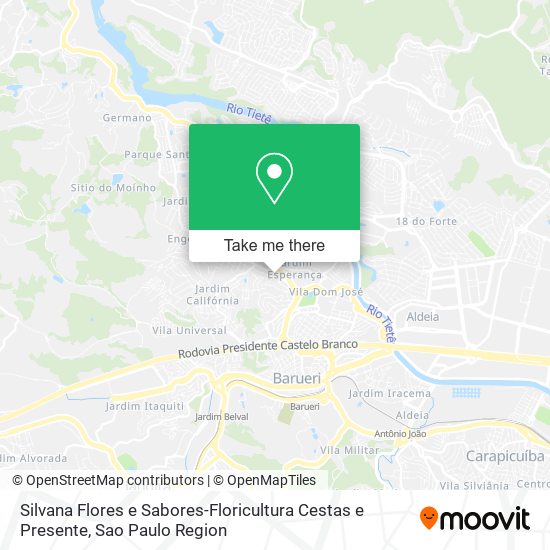 Silvana Flores e Sabores-Floricultura Cestas e Presente map