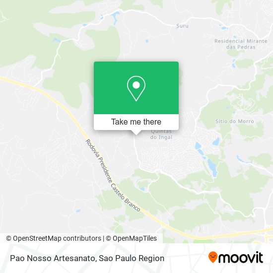 Pao Nosso Artesanato map