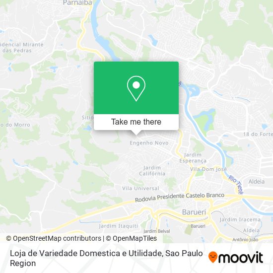 Loja de Variedade Domestica e Utilidade map