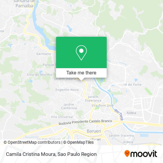 Camila Cristina Moura map