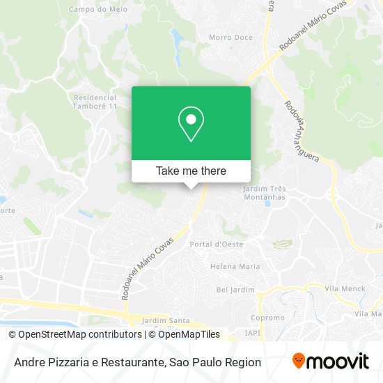 Andre Pizzaria e Restaurante map