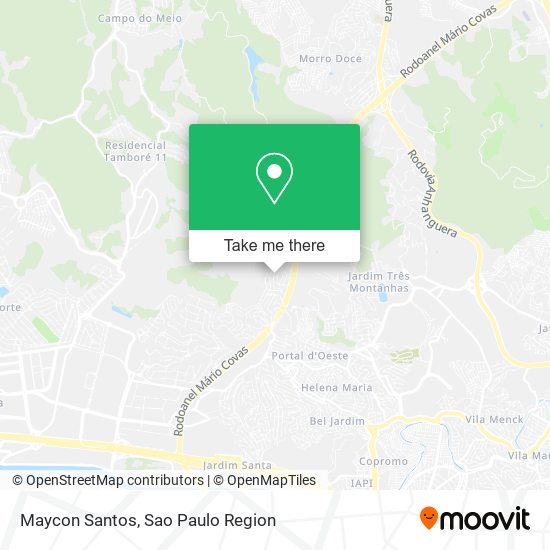 Mapa Maycon Santos