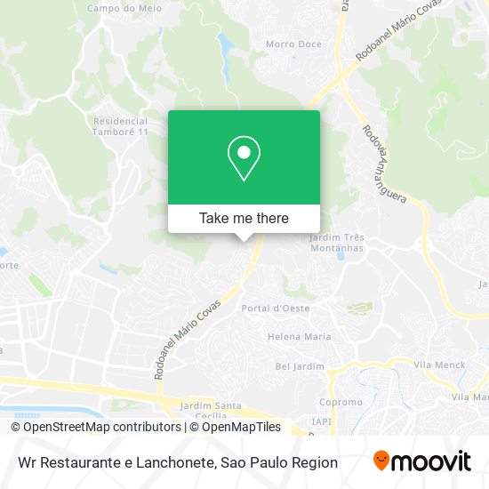 Wr Restaurante e Lanchonete map