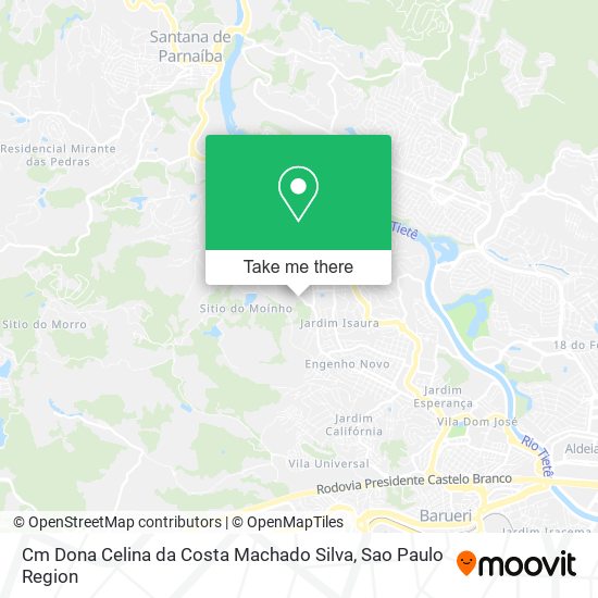 Cm Dona Celina da Costa Machado Silva map