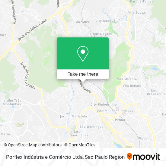 Porflex Indústria e Comércio Ltda map