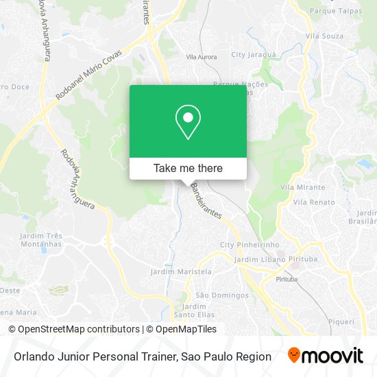 Mapa Orlando Junior Personal Trainer