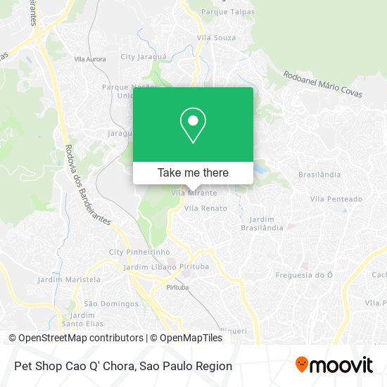 Pet Shop Cao Q' Chora map