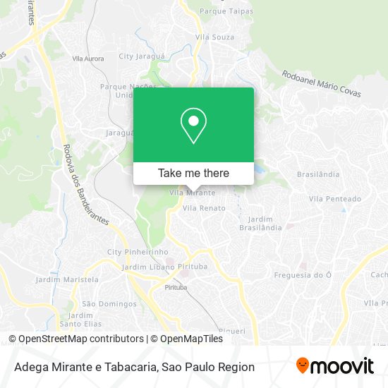 Adega Mirante e Tabacaria map