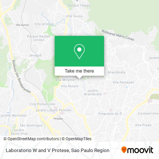 Laboratorio W and V Protese map