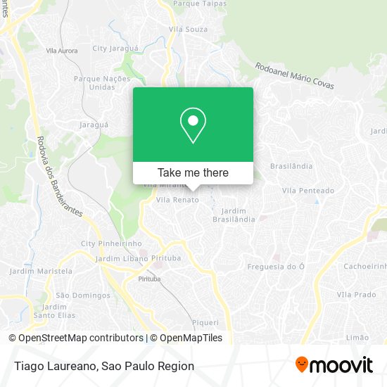 Mapa Tiago Laureano