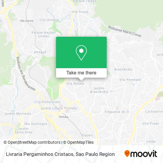 Livraria Pergaminhos Cristaos map