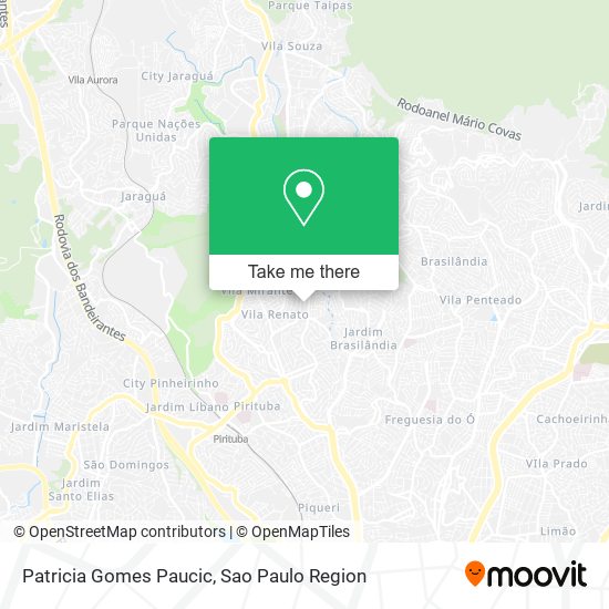 Patricia Gomes Paucic map