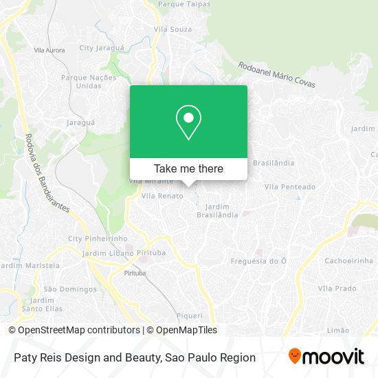 Mapa Paty Reis Design and Beauty