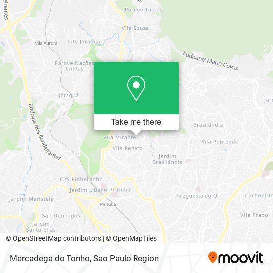 Mercadega do Tonho map