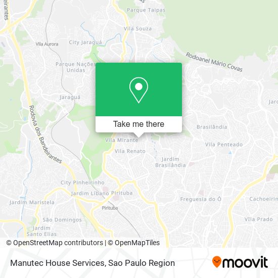 Mapa Manutec House Services