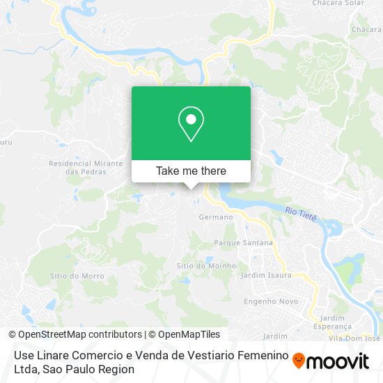 Use Linare Comercio e Venda de Vestiario Femenino Ltda map