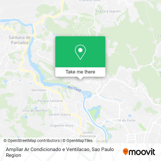 Mapa Ampliar Ar Condicionado e Ventilacao