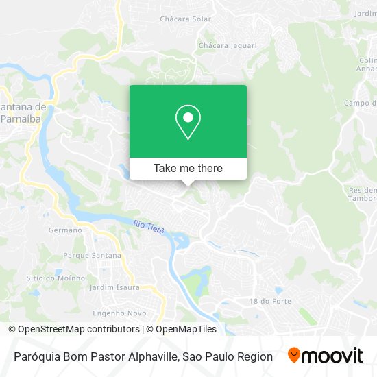 Paróquia Bom Pastor Alphaville map