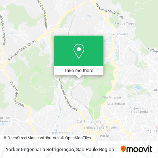 Yorker Engenharia Refrigeração map