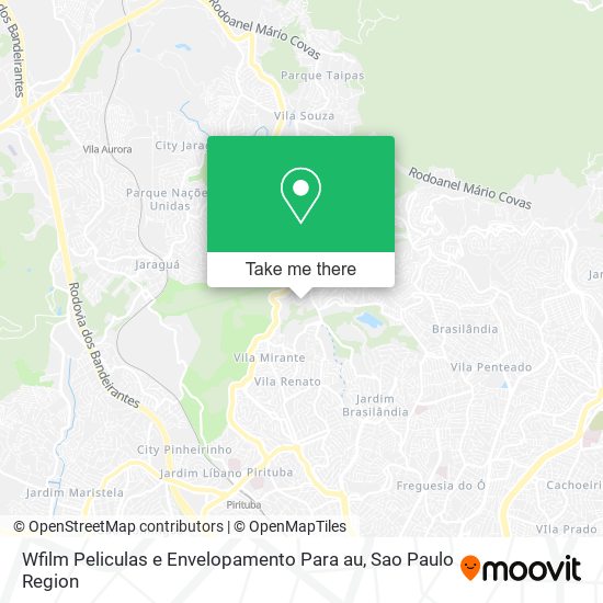 Mapa Wfilm Peliculas e Envelopamento Para au