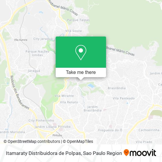 Itamaraty Distribuidora de Polpas map