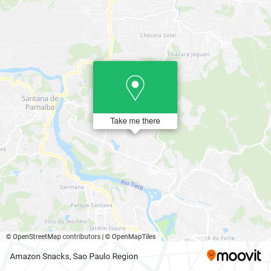 Amazon Snacks map