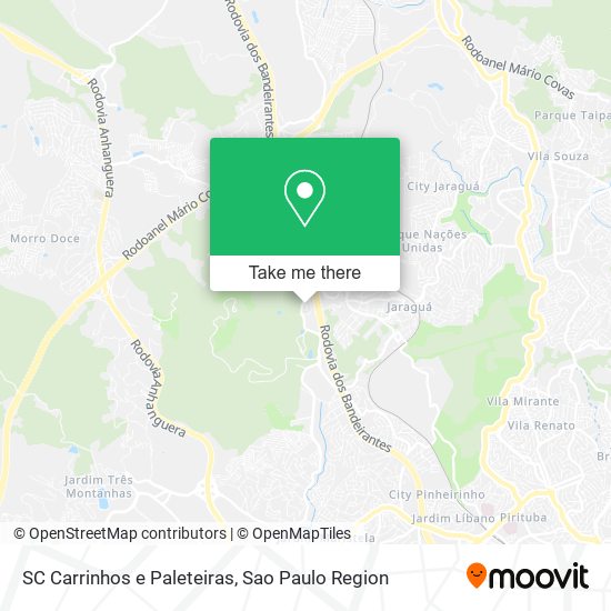 Mapa SC Carrinhos e Paleteiras