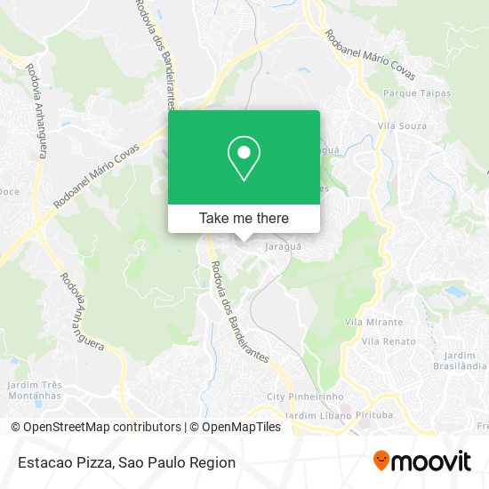 Estacao Pizza map