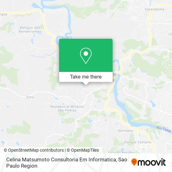 Mapa Celina Matsumoto Consultoria Em Informatica