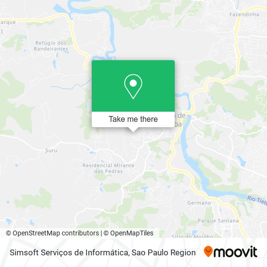 Mapa Simsoft Serviços de Informática