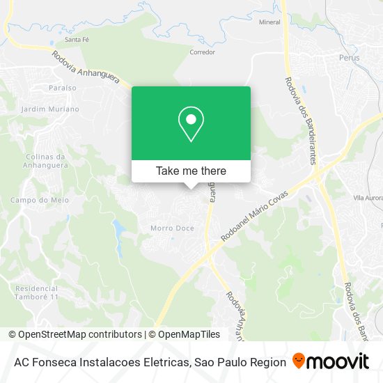 Mapa AC Fonseca Instalacoes Eletricas
