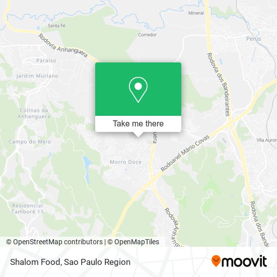 Shalom Food map