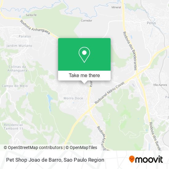 Pet Shop Joao de Barro map