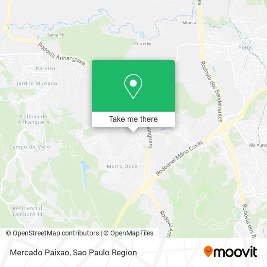 Mercado Paixao map
