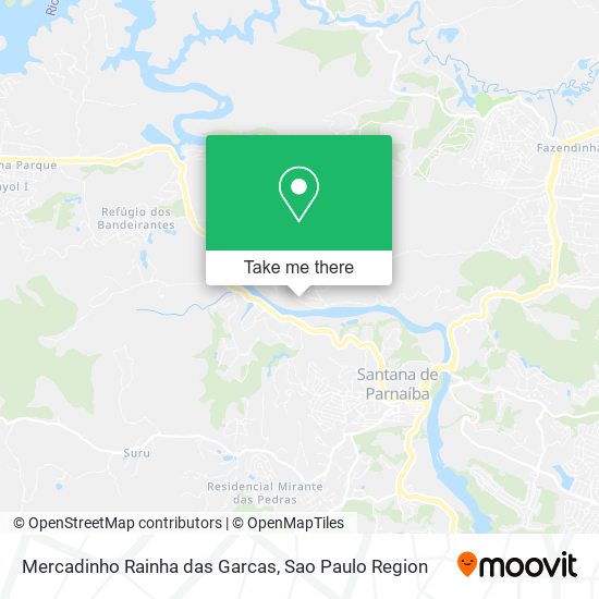 Mapa Mercadinho Rainha das Garcas