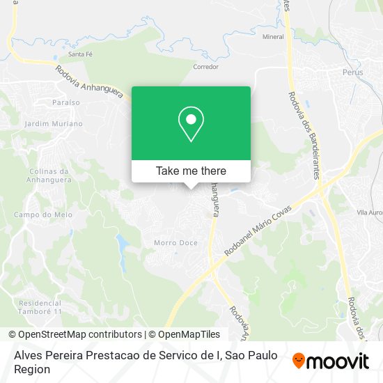 Alves Pereira Prestacao de Servico de I map