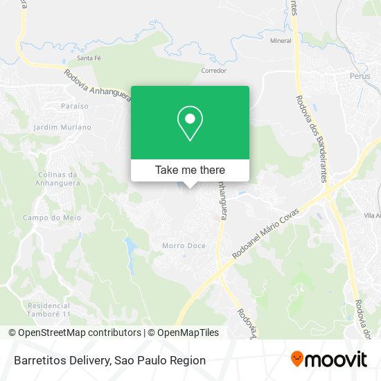 Barretitos Delivery map