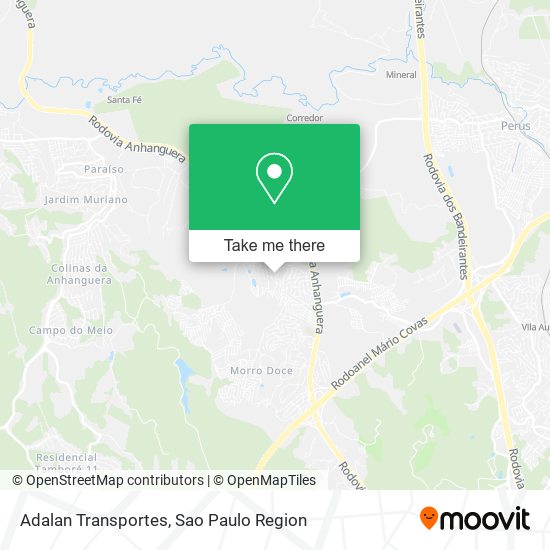 Mapa Adalan Transportes