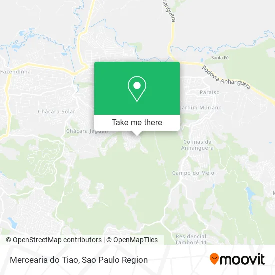Mercearia do Tiao map
