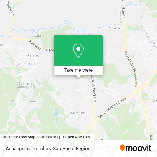 Anhanguera Bombas map