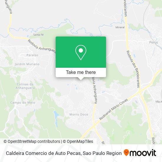 Caldeira Comercio de Auto Pecas map