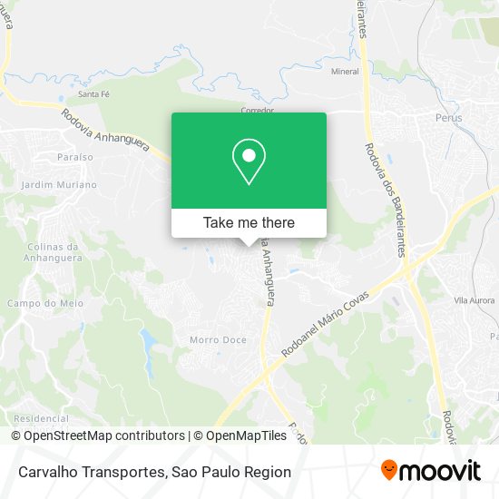 Mapa Carvalho Transportes