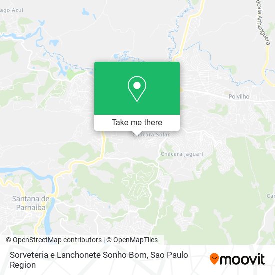 Sorveteria e Lanchonete Sonho Bom map