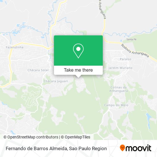 Mapa Fernando de Barros Almeida