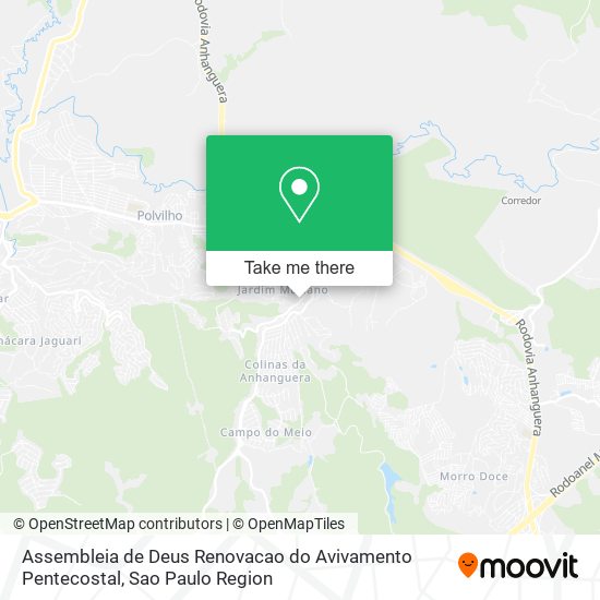 Assembleia de Deus Renovacao do Avivamento Pentecostal map