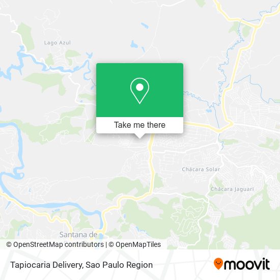 Tapiocaria Delivery map