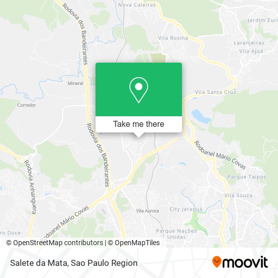 Salete da Mata map