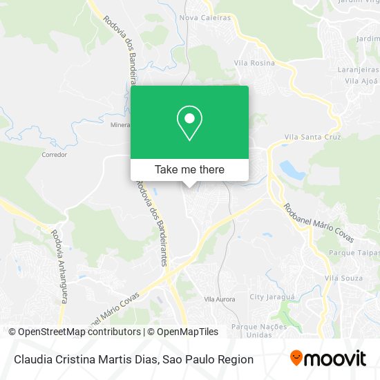 Mapa Claudia Cristina Martis Dias