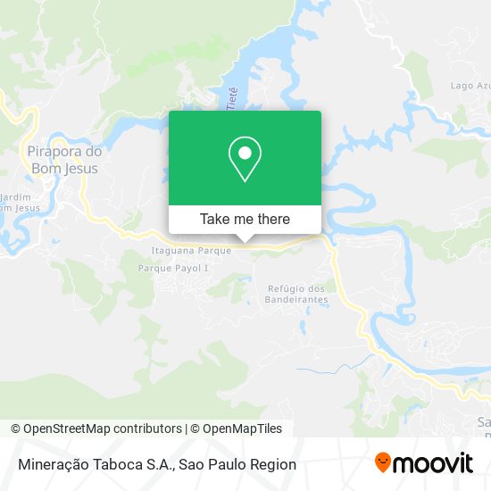 Mineração Taboca S.A. map